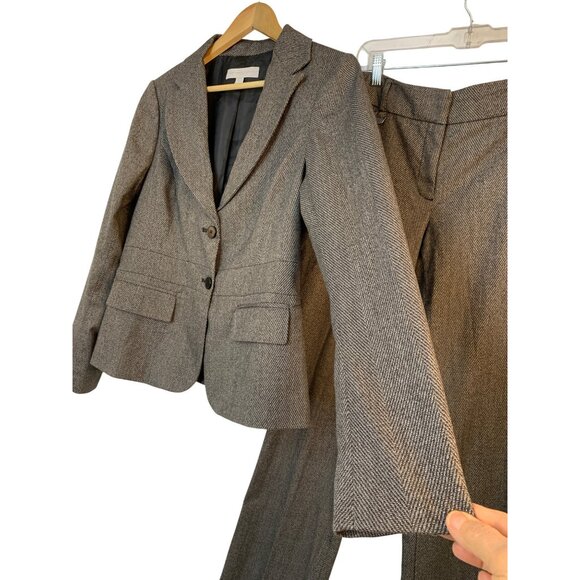 New York & Co Tweed Stretch Blazer & Pants Set Coat sz 10 Pants sz 8L RZ10406 - Picture 9 of 15